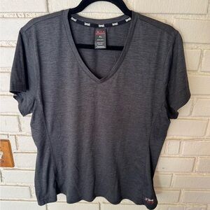 Gray V-Neck T-Shirt